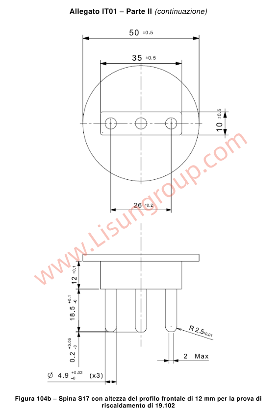 CEI 23-50 V4 Figure 104b Gauge