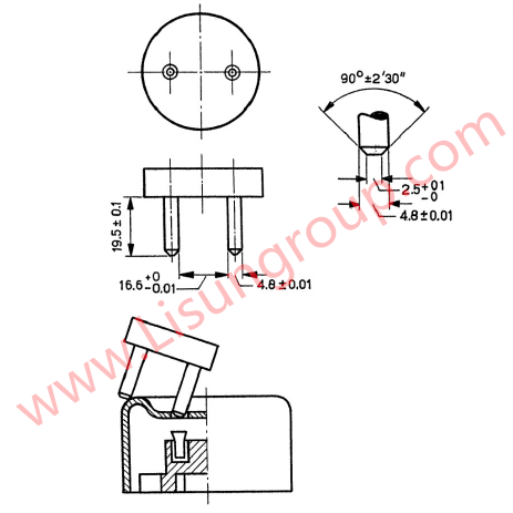 CEE-7 C18 Single-Pole Insertion Prevention Test Gauge