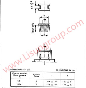 CEE7 C19A and C19B Single-Pole Insertion Prevention Test Gauges