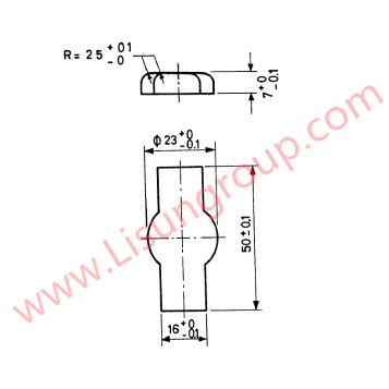 CEE-7 C 8 Wiring Channel Gauge for 10/16A 250V Two-Pole Socket-Outlets