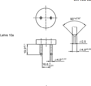 DIN VDE 0620-1 Gauge 10a Single-Pole Insertion Impossibility Test Gauge