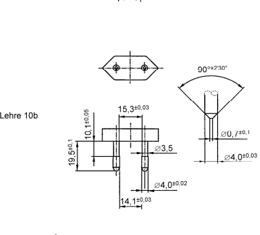 DIN-VDE 0620-1 Gauge 10b Single-Pole Insertion Impossibility Test Device
