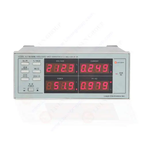 Input Characteristic Analyzer for Electronic Ballasts
